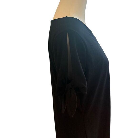 Cece black shoulder tie dress size medium - Picture 3 of 4